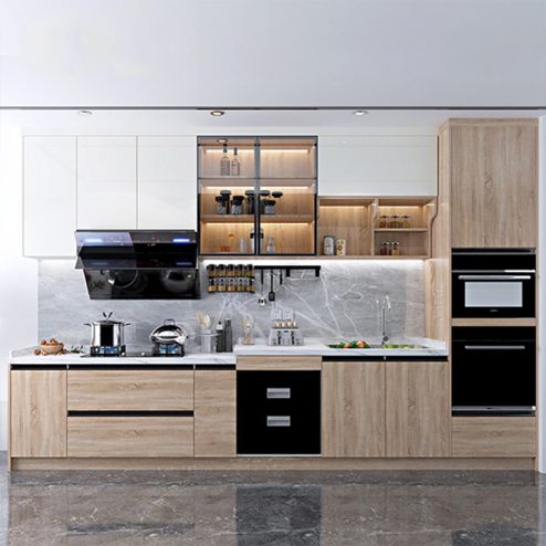 Tủ Bếp Gỗ MDF Hiện Đại TB-902