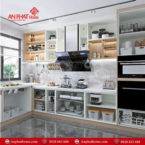 Tu Bep Go MDF Hien Dai TB 902 3