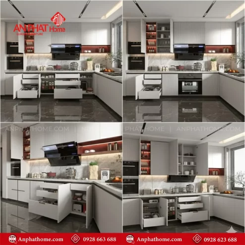 Tu Bep Hien Dai Thiet Ke Sang Trong TB905 2