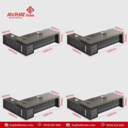 Mẫu bàn giám đốc nhỏ đẹp