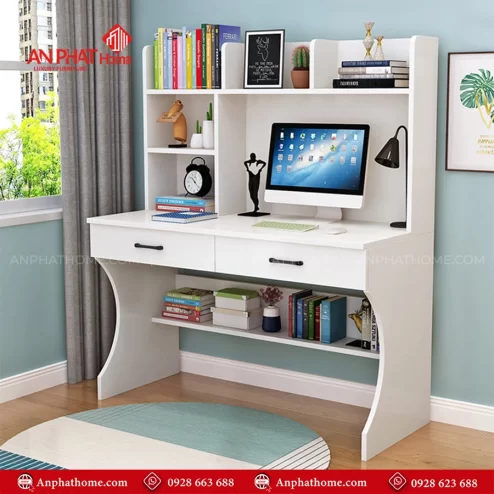 Mẫu bàn học sinh có giá sách