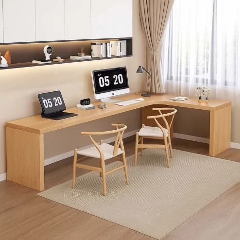 Bàn Học Chữ L Đơn Giản Hiện Đại B-2888 An Phát Home