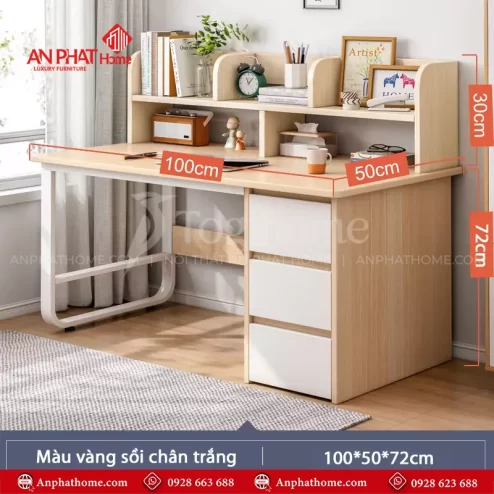 Mẫu bàn học thiết kế theo yêu cầu