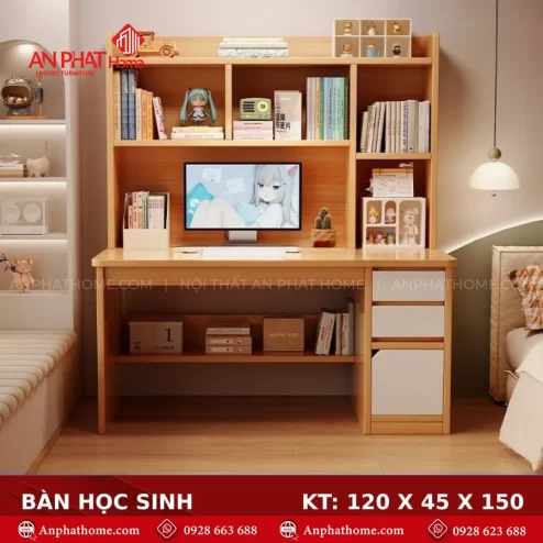 Bàn học đơn giản mà đẹp