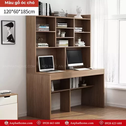 Mẫu bàn học đôi tiện dụng