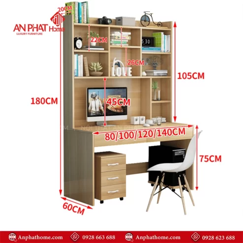 Mẫu bàn học thông minh