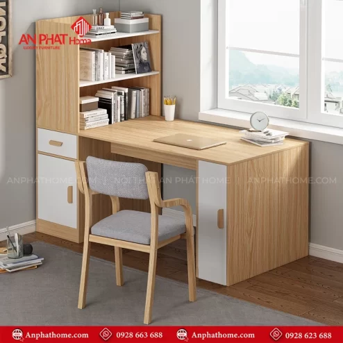 Bàn Học Sinh Kết Hợp Giá Sách B-2908 An Phát Home