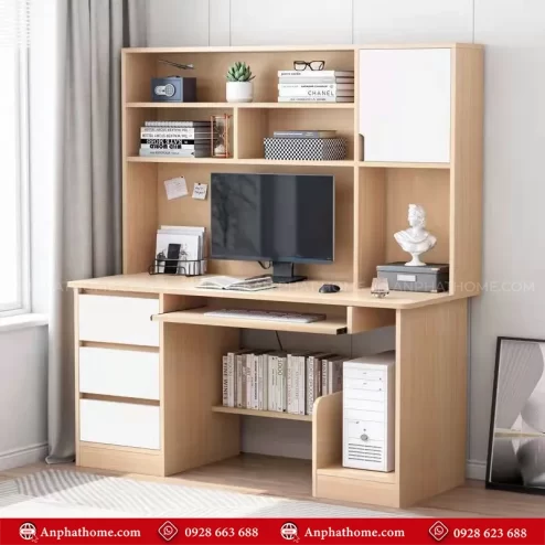 Bàn Học Thông Minh Giá Rẻ Gỗ MDF B-2869 An Phát Home