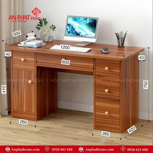 Mẫu bàn làm việc đẹp giá rẻ tại Hà Nội