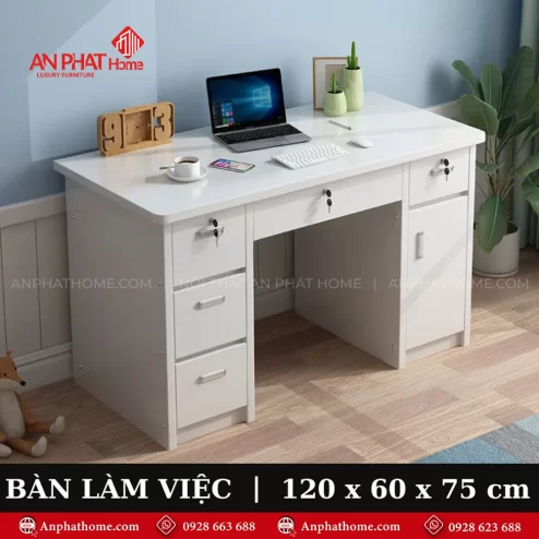 Mẫu Bàn làm việc 4 chân