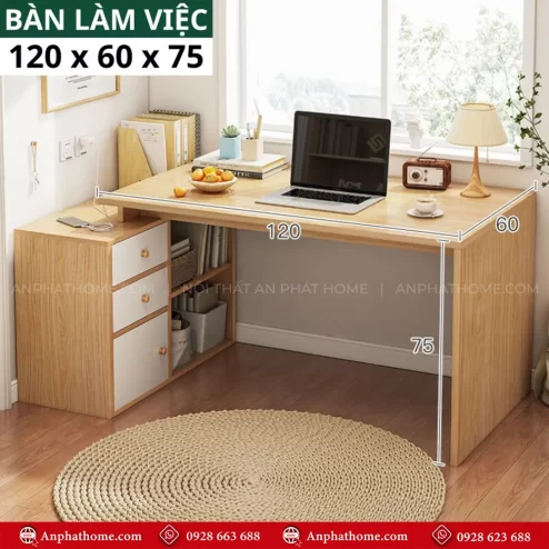 Mẫu bàn ghế làm việc tại nhà và văn phòng giá rẻ