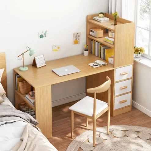 Bàn Làm Việc Gỗ MDF Kết Hợp Ngăn Để Đồ B-2873 An Phát Home