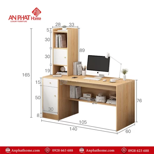 Mẫu bàn ghế làm việc ở nhà