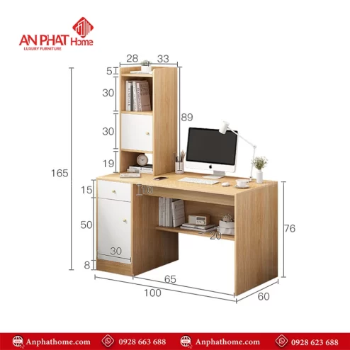 Mua bàn làm việc giá rẻ hiện đại ở An Phát Home