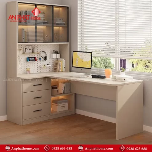 Bàn Làm Việc Hiện Đại Kết Hợp Kệ Sách B-2867 An Phát Home