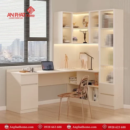 Bàn Làm Việc Kết Hợp Kệ Sách B-2864 An Phát Home