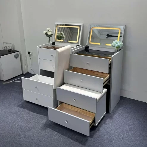 Bàn Phấn Thiết Kế Hiện Đại Có Gương Led B-2818 An Phát Home