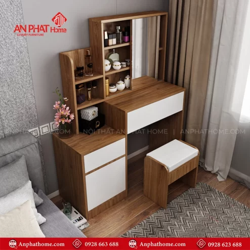 Bàn Phấn Trang Điểm Gỗ MDF Sang Trọng B-2826 An Phát Home