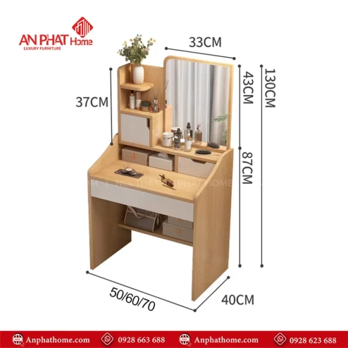 Mẫu bàn trang điểm hiện đại