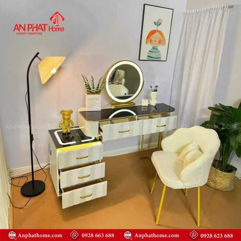 Thiết kế bàn trang điểm theo yêu cầu