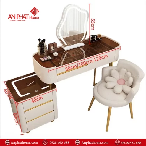 Bàn trang điểm đẹp thiết kế theo yêu cầu