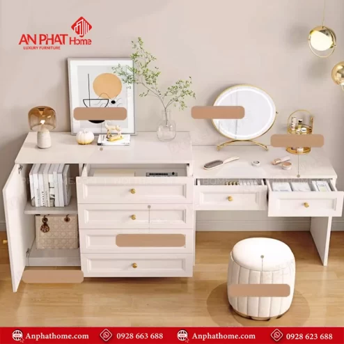 Thiết kế bàn trang điểm theo yêu cầu
