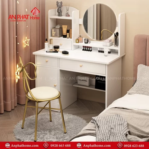Thiết kế bàn trang điểm đẹp hiện đại