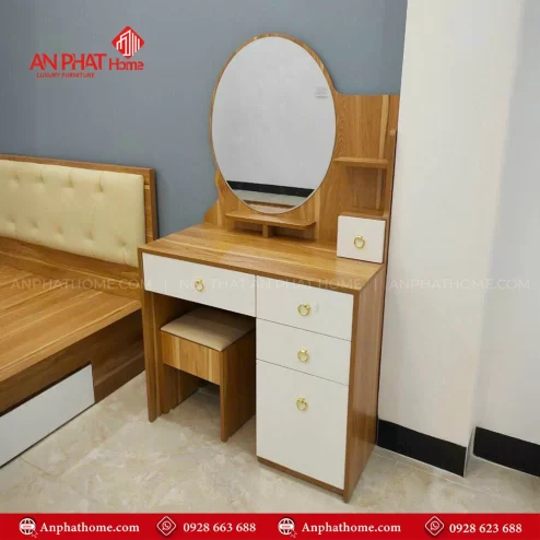 Bàn ghế trang điểm hiện đại