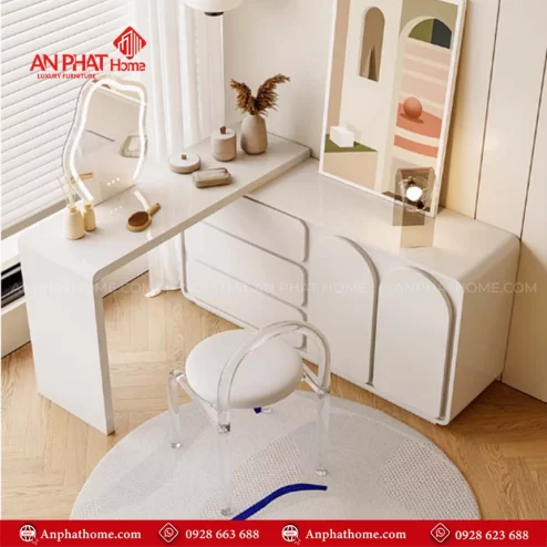 Bàn ghế trang điểm hiện đại