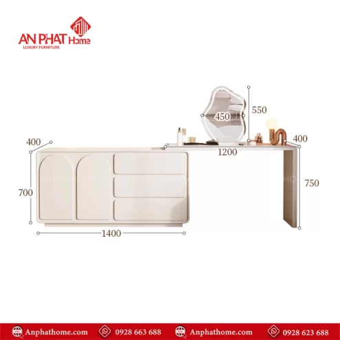 Mua bàn phấn đẹp giá rẻ hiện đại tại An Phát Home