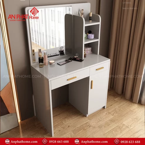 Mẫu bàn trang điểm kèm gương đẹp