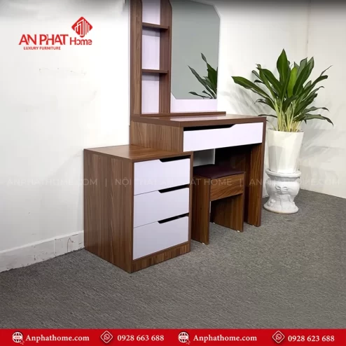 Mẫu bàn trang điểm kèm gương đẹp