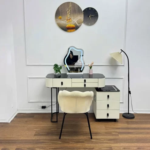 Bàn Trang Điểm Gương Có Led Thông Minh Nhập Khẩu B-2813 An Phát Home