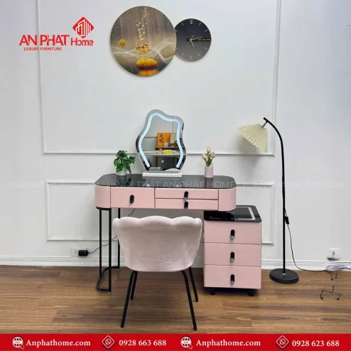 Mẫu bàn phấn trang điểm hiện đại đẹp