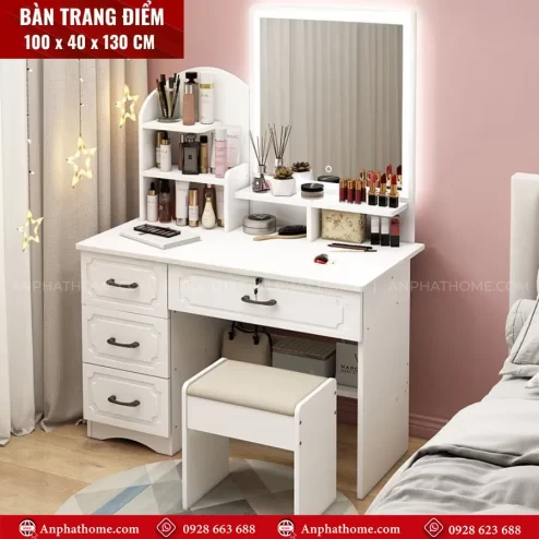 Mẫu bàn ghế trang điểm hiện đại