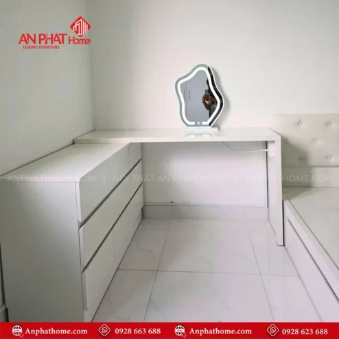 Mẫu bàn trang điểm gỗ đẹp thông minh