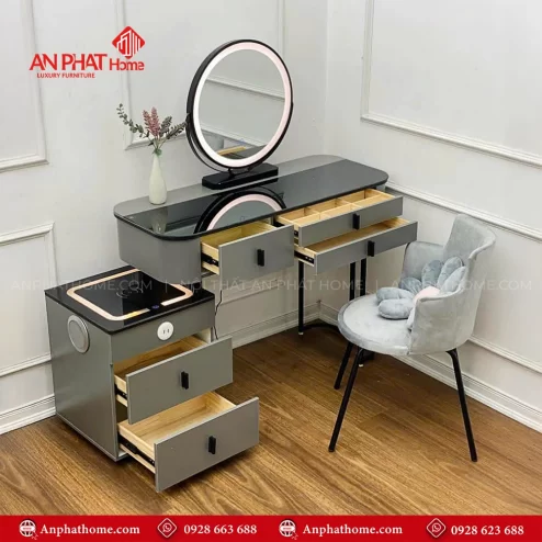 Mẫu bàn trang điểm gỗ công nghiệp đẹp