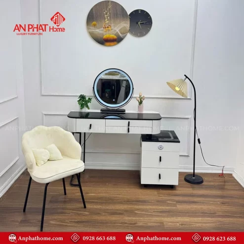 Mẫu bàn trang điểm thông minh nhỏ gọn