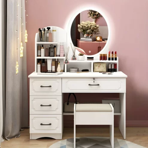 Bàn Trang Điểm Thông Minh Gỗ MDF B-2844 An Phát Home