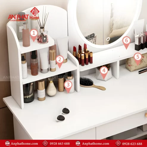 Ban Trang Diem Thong Minh Go MDF B 2844 5