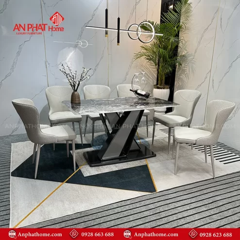 Bo ban an mat da 6 ghe hien dai BA 2008 2