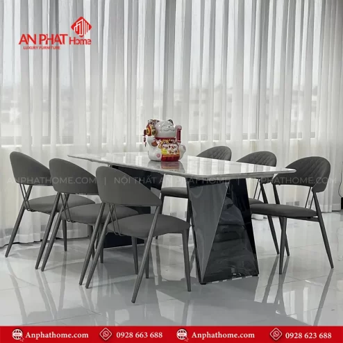 Bo ban an mat da 6 ghe nhap khau BA 1948 8