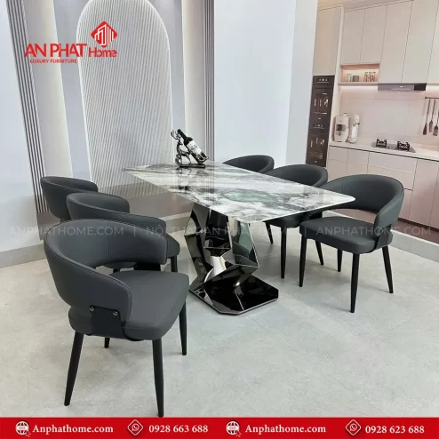 Bo ban an mat da thach anh 6 ghe BA 2005 2