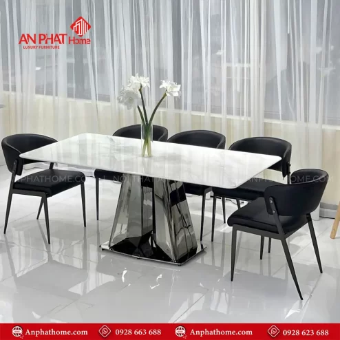 Bo ban an mat da thach anh 6 ghe cao cap nhap khau BA 2000 2