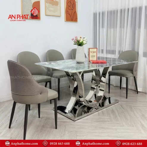 Bo ban an mat da thach anh 6 ghe da cao cap BA 1970 1