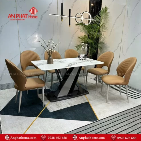 Bo ban an mat da thach anh 6 ghe da cao cap BA 1996 1