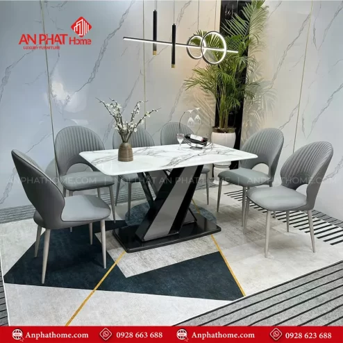 Bo ban an mat da thach anh 6 ghe da cao cap BA 1996 2