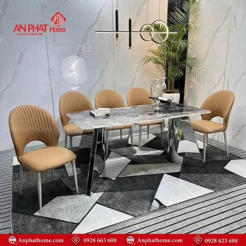 Bo ban an mat da thach anh 6 ghe da cao cap BA 2017 3