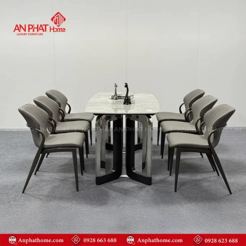 Bo ban an mat da thach anh 6 ghe nhap khau BA 1960 3