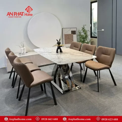 Bo ban an mat da thach anh cao cap 6 ghe BA 1984 1